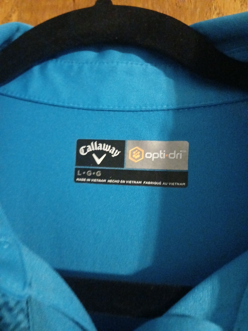 Callaway Opti-Dri Turquoise Golf Polo